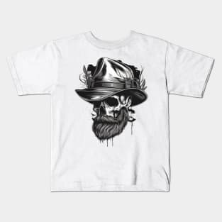 Fishing skull Kids T-Shirt